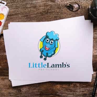 Eccentric Logo Design Portfolio -  Little lamb Pre School